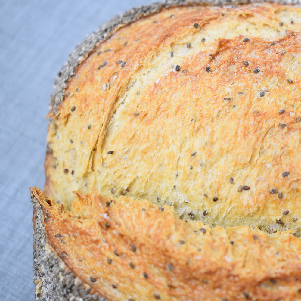 Hogaza tritordeum con semillas chia