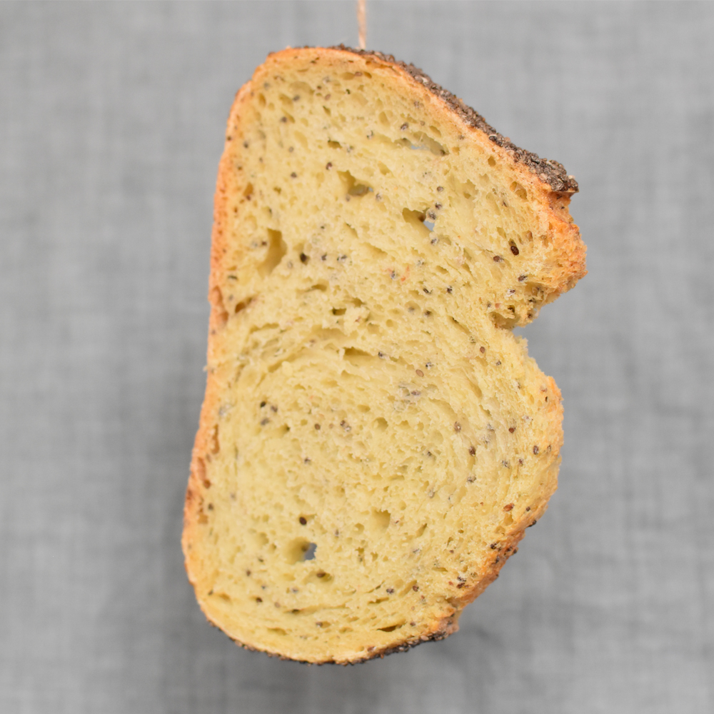 Hogaza tritordeum con semillas chia