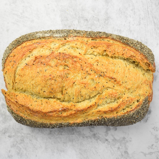 Hogaza tritordeum con semillas chía